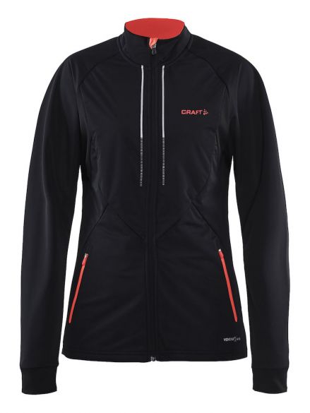 Craft Storm Langlaufjacke 2.0 Schwarz/Panic Damen 1904257-9801