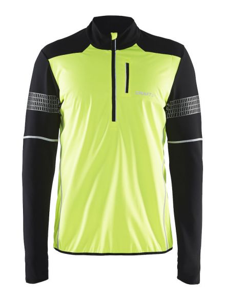 Craft Brilliant 2.0 thermal wind Laufshirt lange Ärmel Flumino/schwarz Herren 1904315-2851