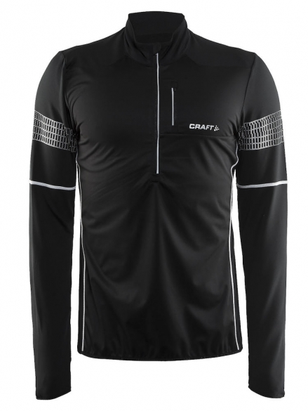 Craft Brilliant 2.0 thermal wind Laufshirt lange Ärmel Schwarz Herren 1904315-9999