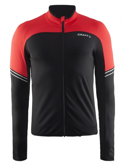 Craft Velo thermal Radtrikot lange Ärmel Rot Herren 1904441-2430