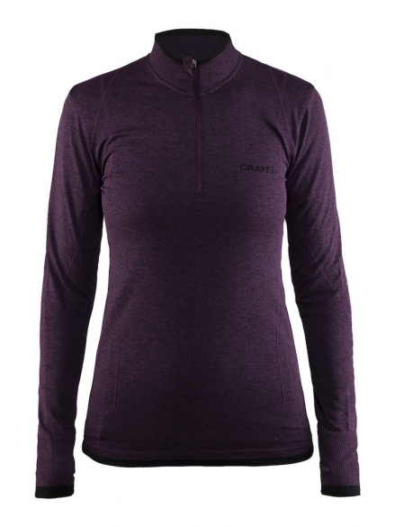 Craft Active Comfort Zip lange Ärmel Unterwäsche Violett Damen 1904479-1485