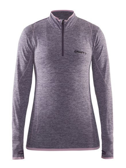 Craft Active Comfort Zip lange Ärmel Unterwäsche Lila/Montana Damen 1904479-1750