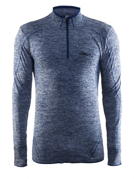 Craft Active Comfort Zip lange Ärmel Unterwäsche Blau/deep Herren 1904480-1381