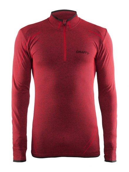 Craft Active Comfort Zip lange Ärmel Unterwäsche Rot/drama Herren 1904480-1464