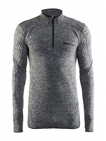 Craft Active Comfort Zip lange Ärmel Unterwäsche Schwarz Herren 1904480-B999