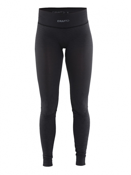 Craft Warm wool comfort lange Unterhose Schwarz Damen 1904484-9999