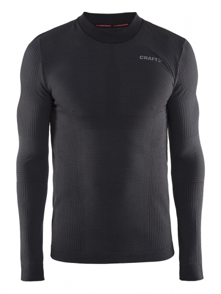 Craft Warm wool comfort lange Ärmel Unterwäsche Schwarz Herren 1904486-9999