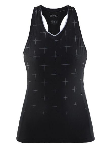 Craft Belle glow Ärmellos Radtrikot Schwarz Damen 1904972-9900