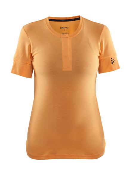 Craft Ride Radtrikot Gelb Damen 1904984-1950