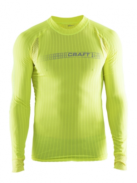 Craft Active Extreme 2.0 Brilliant Roundneck Lange Ärmel Unterhemd Gelb Herren 1905081-2851
