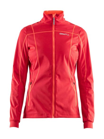 Craft Force Langlaufjacke 2.0 Rot Damen 1905247-452801
