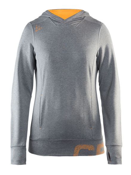 Craft Tag Hoodie Ski Pullover Grau Damen 1905304-950563