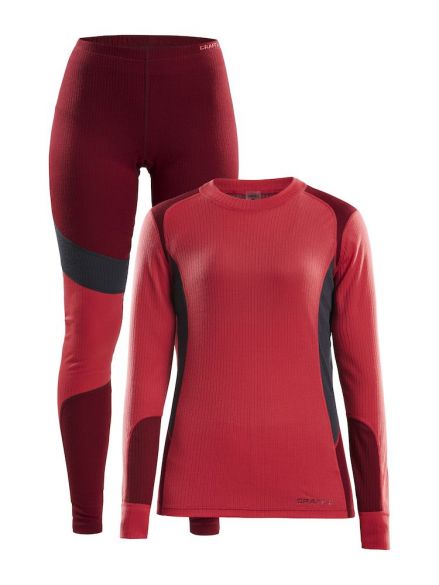 Craft Active 2-Pack Funktionsunterwäscheset Rot Damen 1905331-481488