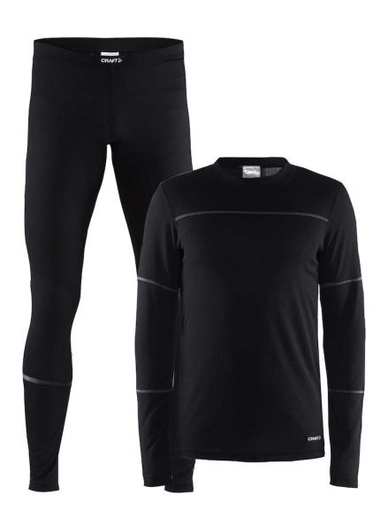 Craft Active 2-Pack Funktionsunterwäscheset Schwarz Herren 1905332-999985
