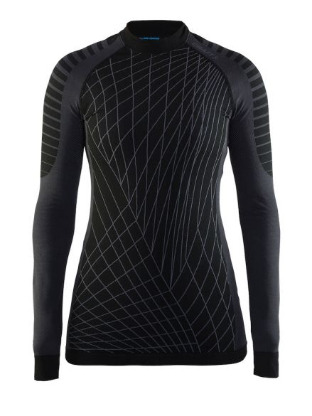 Craft Active intensity crewneck Langarm Unterwäsche Schwaz/Granite Damen 1905333-999985