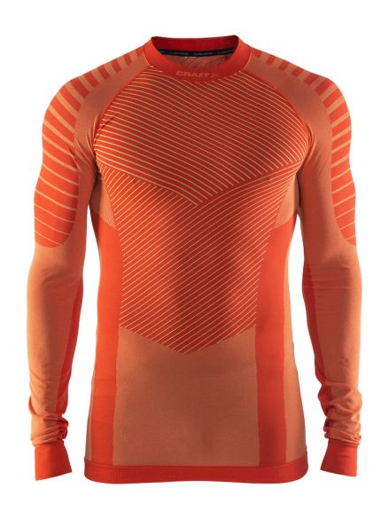 Craft Active intensity crewneck Langarm Unterwäsche Orange Herren 1905337-566603