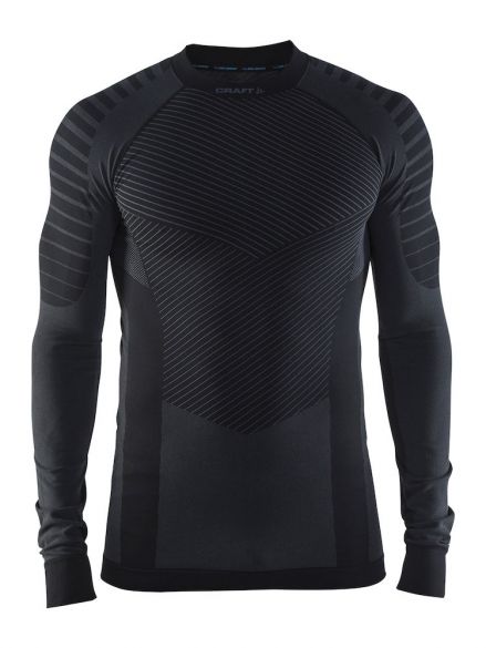 Craft Active intensity crewneck Langarm Unterwäsche Schwarz/Granite Herren 1905337-999985-VRR