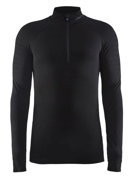 Craft Active intensity zip Langarm Unterwäsche Schwarz Herren 1905338-999000