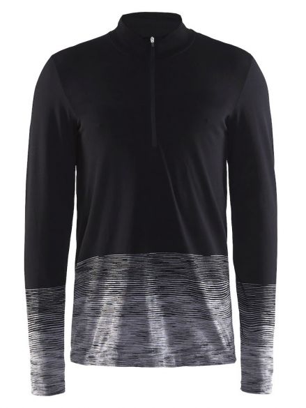 Craft Wool Comfort 2.0 CN Zip Langarm Unterwäsche Schwarz Herren 1905345-999975
