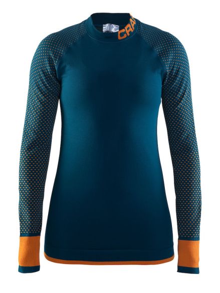 Craft Warm Intensity CN Langarm Unterwäsche Blau Damen 1905347-370563