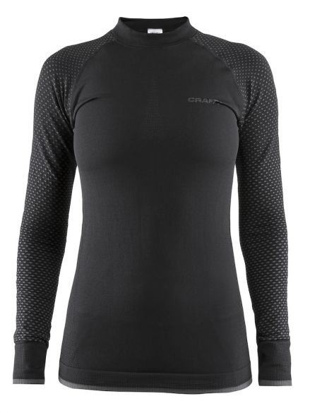 Craft Warm Intensity CN Langarm Unterwäsche Schwarz Damen 1905347-999999