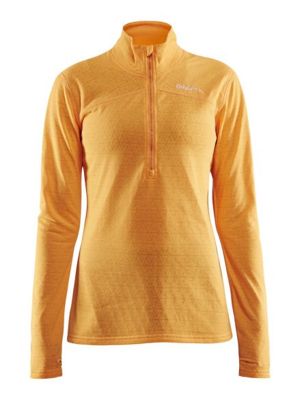 Craft Pin halfzip Ski Pullover Gelb Damen 1905361-563920