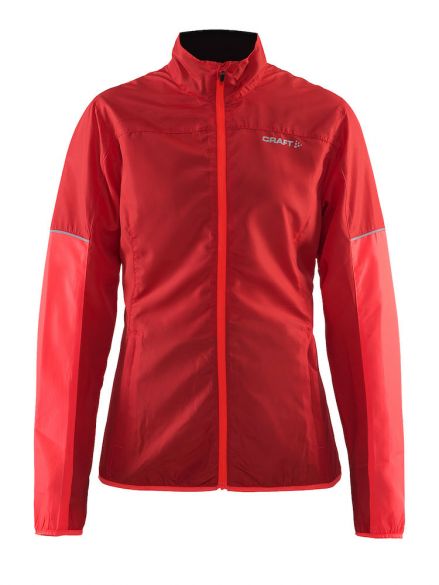 Craft Radiate Laufjacke Rot/Poppy Damen 1905380-452801