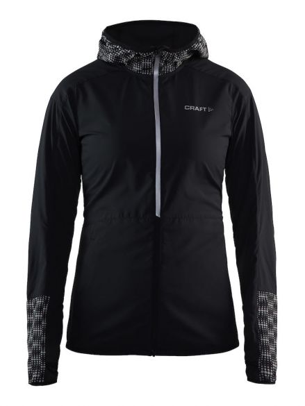 Craft Brilliant 2.0 hood Laufjacke Schwarz Damen 1905417-999000