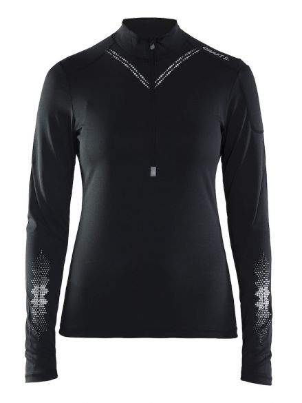 Craft Brilliant 2.0 halfzip Ski Pullover Schwarz Damen 1905511-999000-VRR