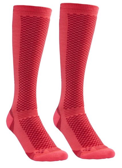 Craft Warm Hohe Socken Rosa 2-pack 1905545-801452
