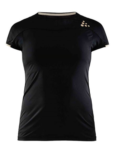 Craft Shade Kurzarm Laufshirts Schwarz Damen 1905845-999221