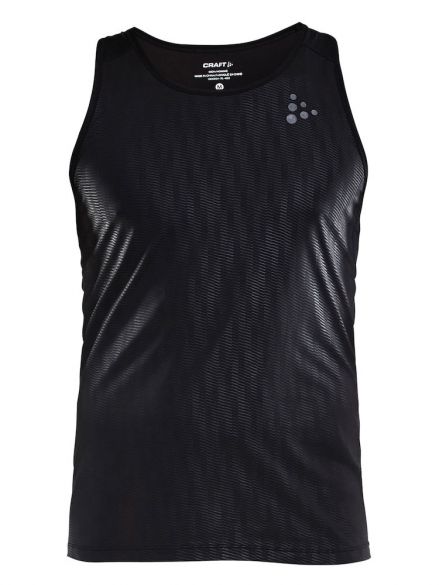 Craft Shade Ärmellos Laufshirts Schwarz heren 1905854-999000