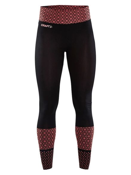 Craft Core block Laufhose Tight Schwarz/Rot Damen 1905966-702999