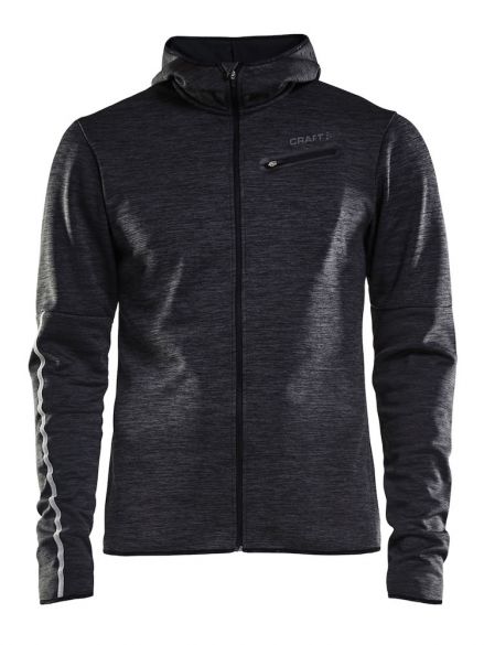 Craft Eaze jersey Laufjacke Schwarz/Melange Herren 1906032-975999