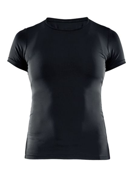 Craft Essential Kurzarm Unterhemd Schwarz Damen 1906049-999000
