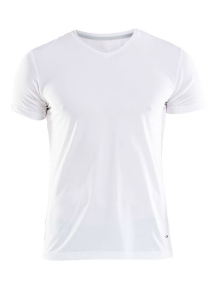 Craft Essential V-neck Kurzarm Unterhemd Weiß Herren 1906053-900000