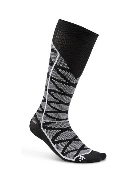 Craft Compression pattern Laufsocken Schwarz unisex 1906063-999900