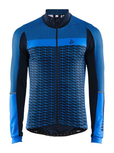 Craft Route Radtrikot Lange Armel Blau Herren 1906088-396356-VRR