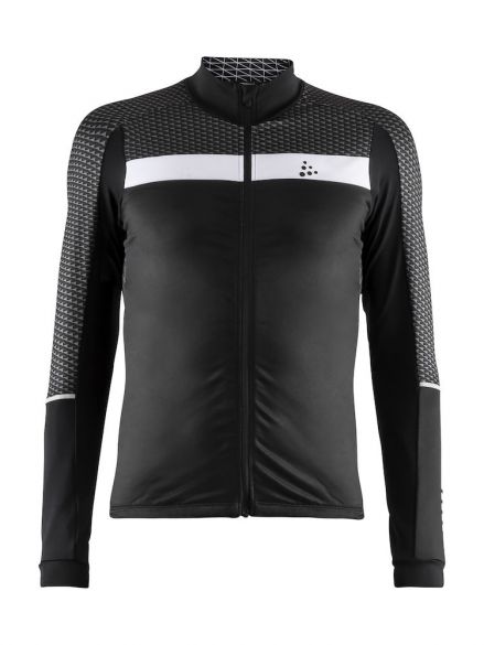 Craft Route Radtrikot Lange Armel Schwarz Herren 1906088-999900-VRR