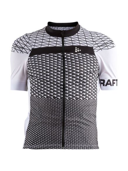 Craft Route Radtrikot Kurzarm Weiß/Schwarz Herren 1906089-900999