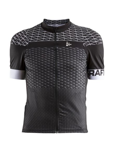 Craft Route Radtrikot Kurzarm Schwarz Herren 1906089-999900
