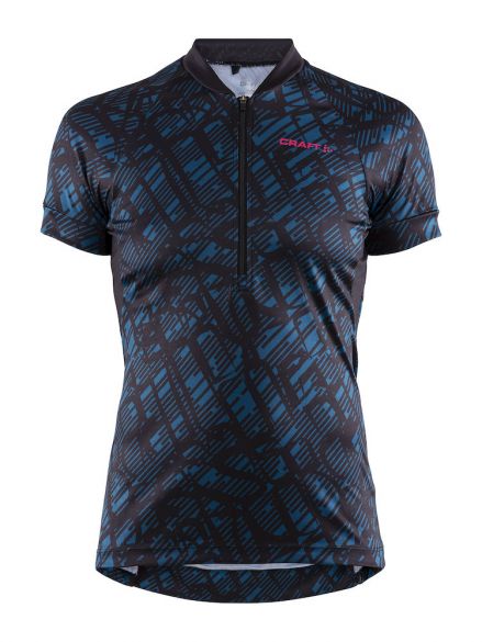 Craft Velo Art Radtrikot Schwarz/Blau Damen 1906147-373999