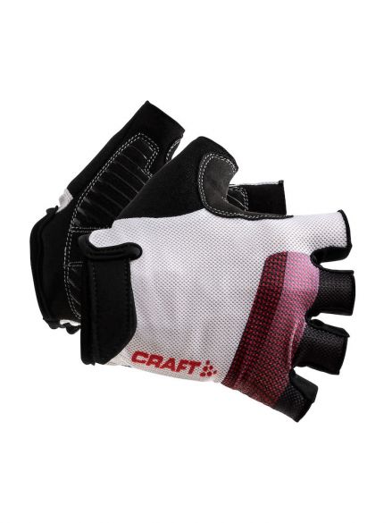 Craft Go Radhandschuhe Weiß/Rot Unisex 1906148-900430