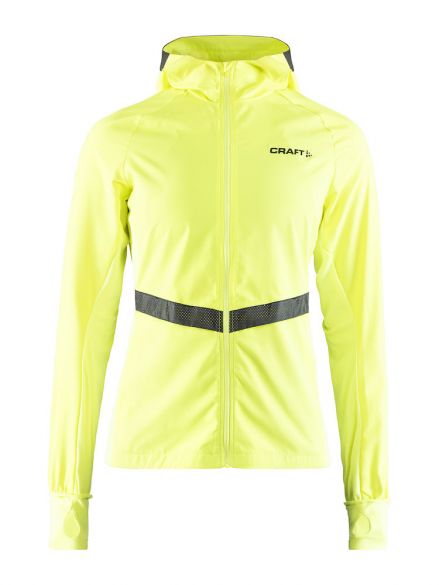 Craft Urban run hood Laufjacke Gelb Damen 1906435-809926