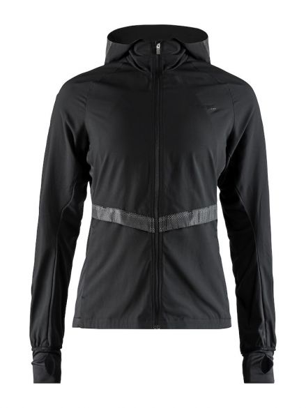 Craft Urban run hood Laufjacke Schwarz Damen 1906435-999926