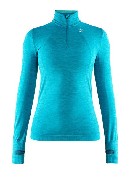 Craft Fuseknit comfort zip Langarm Unterwäsche Blau Damen 1906594-658200