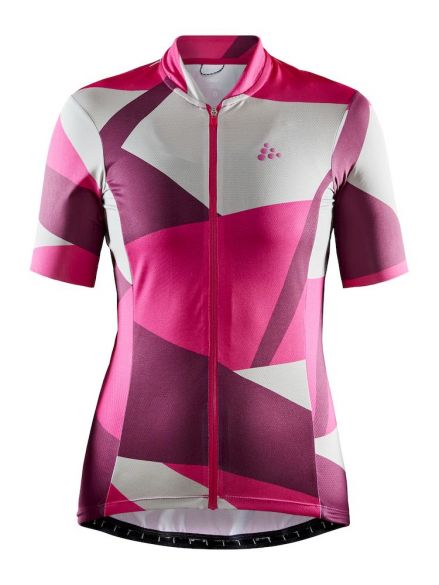 Craft Hale Graphic Radtrikot Rosa/Weiß Damen 1907127-738780