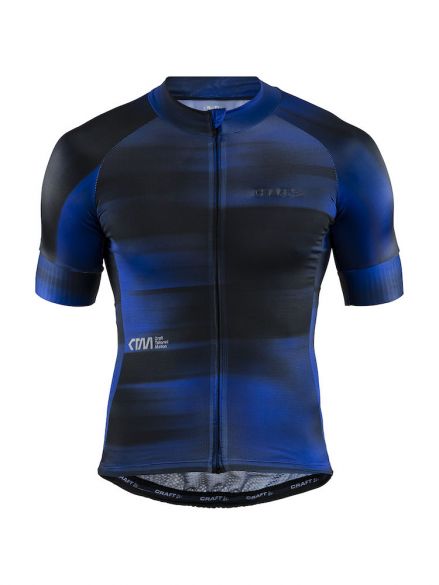 Craft CTM Aerolight Radtrikot Blau/Schwarz Herren 1907146-999360-VRR