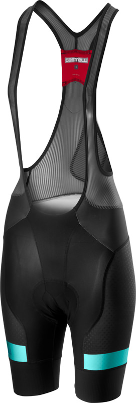 Castelli Free aero 4 W bibshort team Trägerhose Schwarz/Blau Damen 19077-468