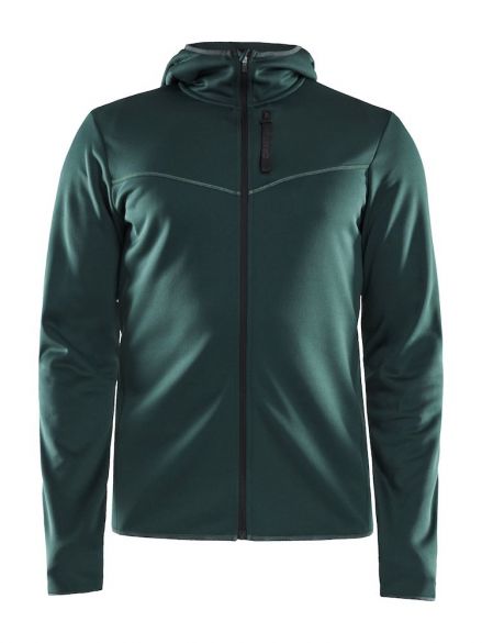 Craft Eaze FZ sweat hood Laufjacke Grün Herren 1907744-675000